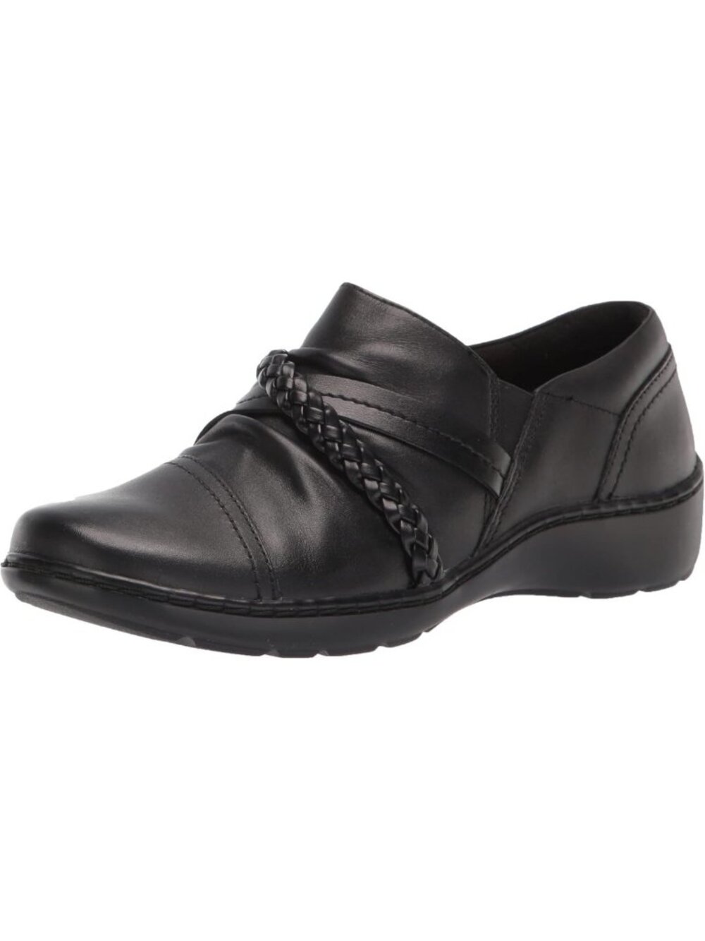 Stylish Women's Braided Slip-On Shoes - Comfortable Casual Footwear for Everyday